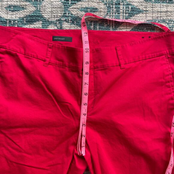 Kut from the‎ Kloth Red Crop Trouser Pants - Picture 5 of 8